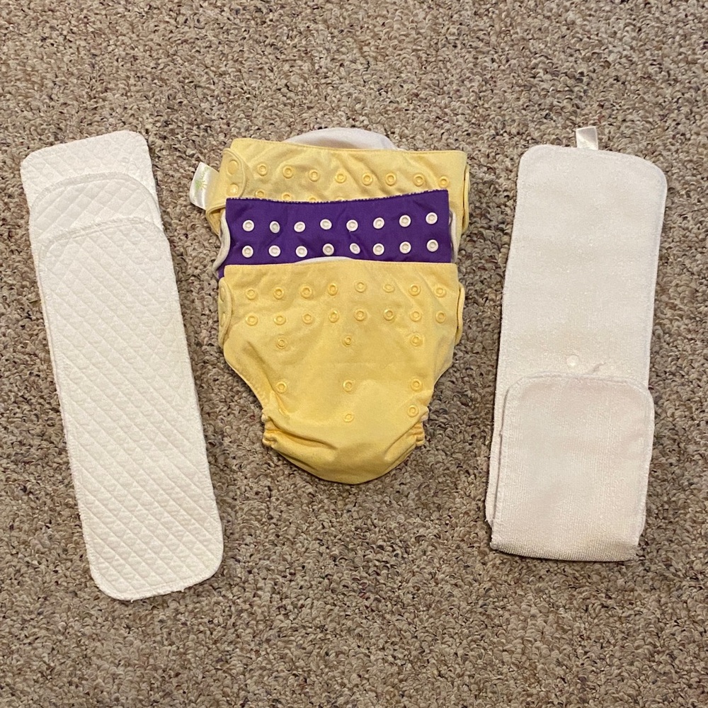 BumGenius Adjustable Snap Closure Cloth Diaper Set